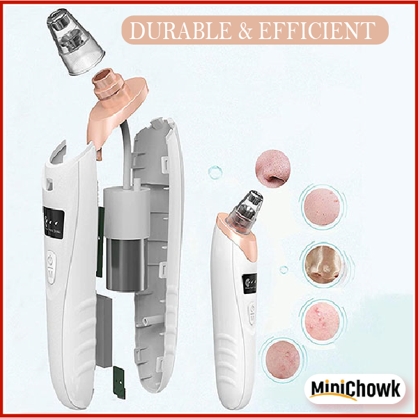 5-in-1 Blackhead remover, blackhead remover machine, derma suction, pimple acne remover, blackhead vacuum machine, dust remover, dirt remover, Pimple Popper Tool Pore Vacuum Black Head Remover, Whitehead Acne remover, deep face clean blackhead remover, fa