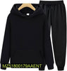 2 Pce Men's Fleece Printed Hoodie Track Suit