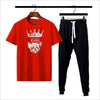 2 Pcs Men's Polyester Printed Track Suit