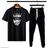 2 Pcs Men's Polyester Printed Track Suit