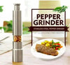 Stainless Steel Pepper / Salt / Spice / Herbs Grinder Manual Thumb Operated Black Pepper Spices Grinder Cooking And Kitchen Gadget