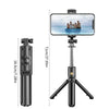 Selfie Stick Wireless Tripod Stand with Light Bluetooth Remote Extendable Tripod for iPhone Mobile Phone Tiktok Live Streaming