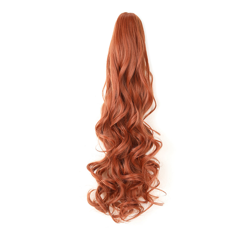 Ponytail Extension Claw Curly Wavy Clip in Hairpiece Ponytail Hair Extensions Long Pony Tail Synthetic for Women