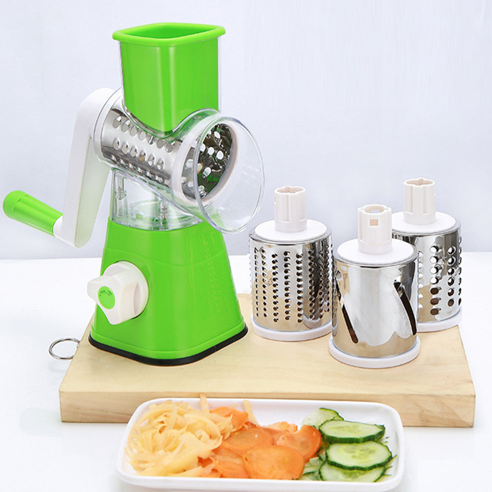 MANUAL VEGETABLE CUTTER SLICER MULTIFUNCTIONAL ROUND SLICER