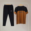 2 PCS MEN,S STITCHED JERSY PRINTED TRACK SUIT