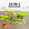 Speedy Chopper 12 Pieces Nicer Dicer Plus Fruit & Vegetable Slicer All in One Kitchen Gadget